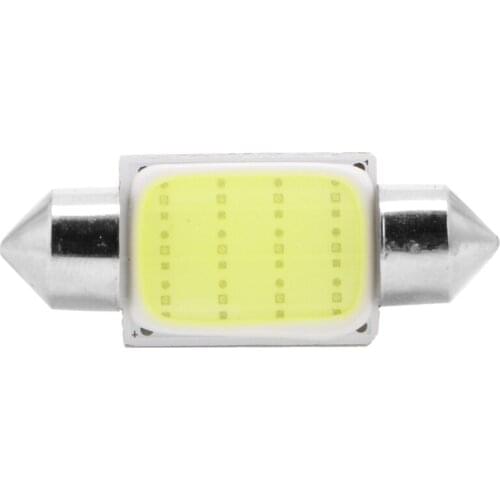 36mm Festoon CAN BUS C5W PLASMA COB LED SIZE Interior White SMD Bulb U2JA