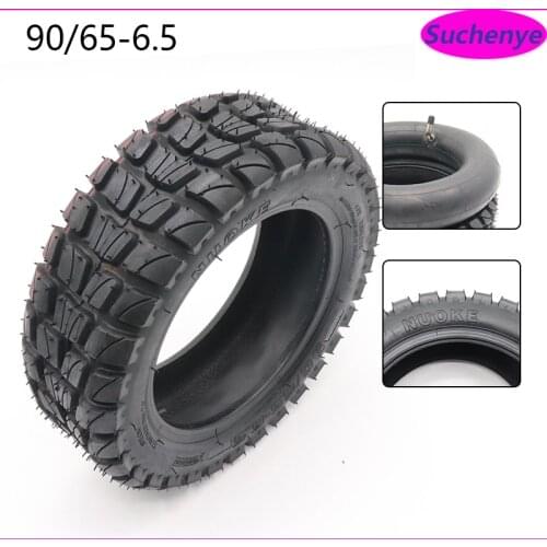 90/65-6.5 NUOKE tire for 11 inch Electric Motor Scooter Tubeless Tires Inflatable Non-slip Nylon Thicken Tire