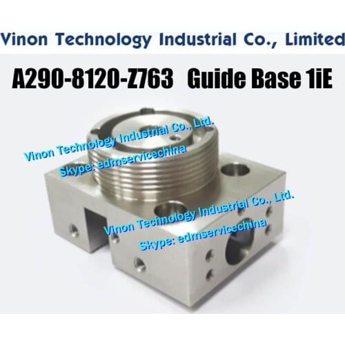 A290-8120-Z763 edm Die Guide Base 1iE for Fanuc iD,iE,CiA,C400iA,C600iA series machines. Fanuc edm wear parts A2908120Z763