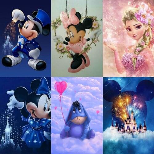 Full Square/Round Drill 5D DIY Diamond Painting "Mickey Mouse" Diamond Embroidery Cross Stitch Mosaic Kits Home Decoration Gift