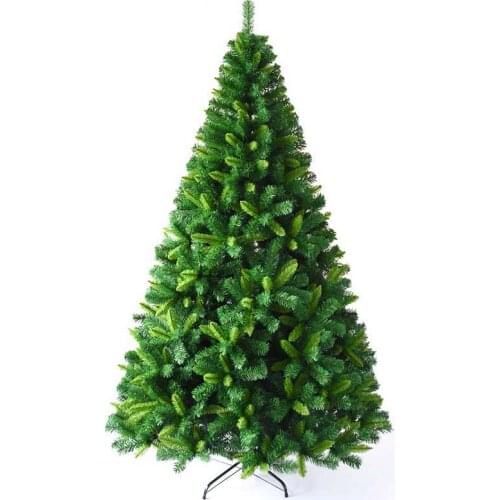 1.2m 1.5m 1.8m 2.1m 2.4m Environmental Protection PVC Mixed Leaves Automatic Christmas Tree