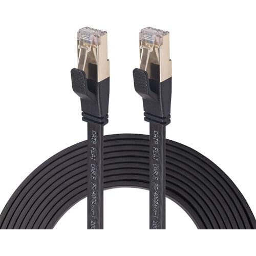 Cat8 Ethernet Cable SFTP 40Gbps Super Speed Cat 8 Network LAN Patch Cord with Gold Plated RJ45 Connector for Router Modem PC