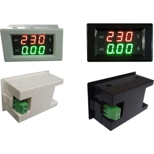YB4835VA—500V/50A Digital Display AC Voltmeter Ammeter Panel Amp Device Volt Voltage Current Meter Voltage Measurement