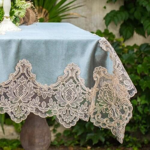 European Soft Velvet Rectangular Tablecloth Green Square Coffee Dining Table Cover Party Event Solid Color Home Decorative