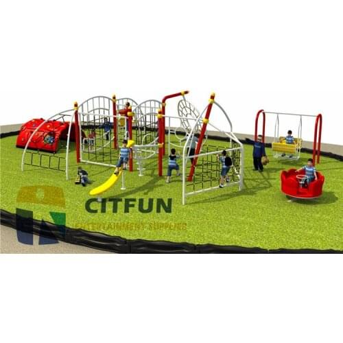 Hot sale play structure outdoor climbing fitness equipment structure for sale OP14-136D