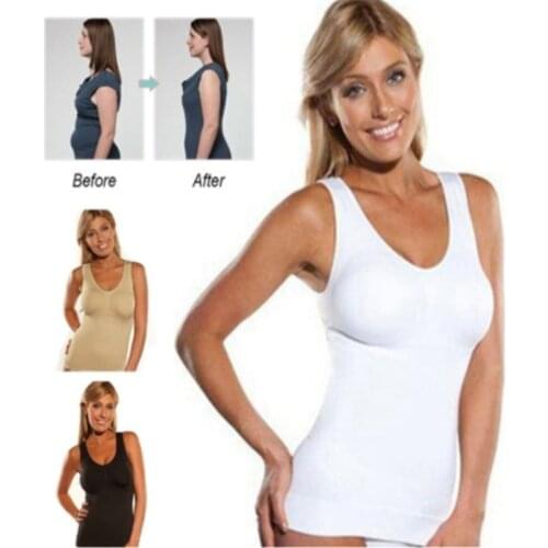 Shaper Slim Up Lift Plus Size Bra Tank Top Women Body Shaper Removable Shaper Underwear Slimming Vest Corset Shapewear