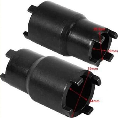 1pc 24mm Motorcycle GY6 Double-head Clutch Disassembly Tool Lock Nut Spanner Wrench For Dirt Bike Repairing Tool