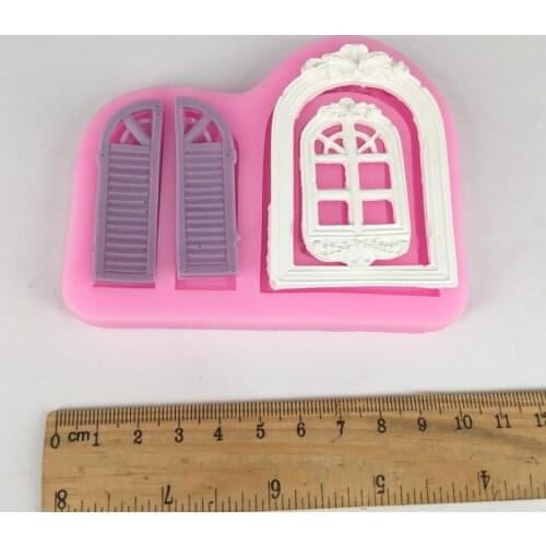 Mini Window Shaped Silicone Moulds Cake Cookie Mold Fondant Cake Chocolate Baking Tools