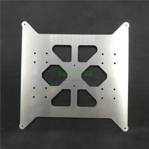 FLSUN Prusa i3 upgrade aluminum Y carriage heated bed base plate 3mm thick free shipping