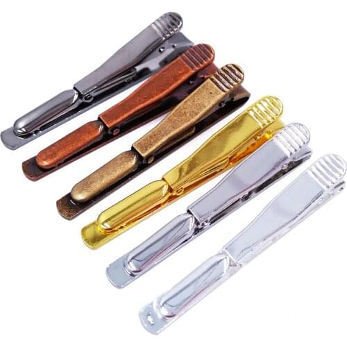 Wholesale Tie Bars/Clips 55x5mm Glue Pad TB009