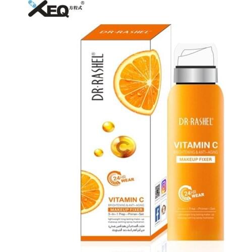 Vitamin C Brightening Anti-Aging Face Toner Makeup Fixer Collagen Make Up Setting Spray Refreshing Oil Controlling Firming