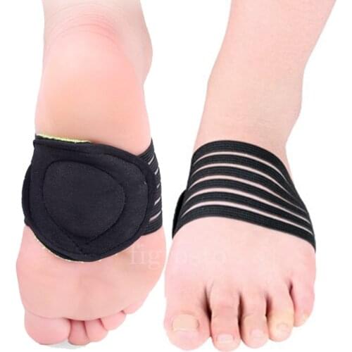 1 Pair Foot Pads Insoles Bumps on Flat Foot Mats for Leg Care Soft Bandages Support Shoe Comfortable Instep Orthopedics Products