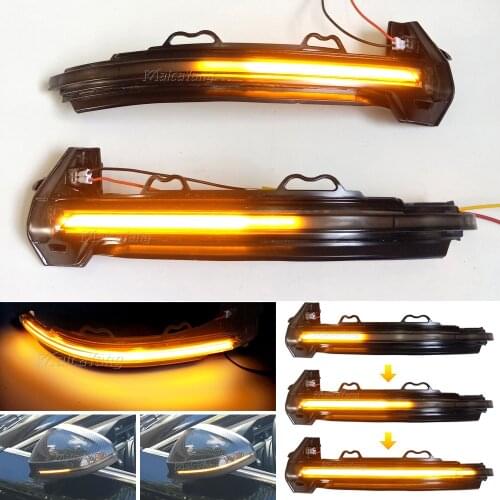 For Audi A4 A5 B9 S4 S5 RS5 2017 2018 2019 Dynamic Blinker LED Turn Signal Blinker Rearview Side Mirror Lights Flasher Indicator