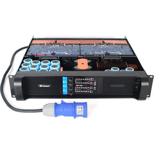 Professional DS-10Q 4-channel power amplifier 5000w switch class TD power audio amplifier industrial waterproof European plug