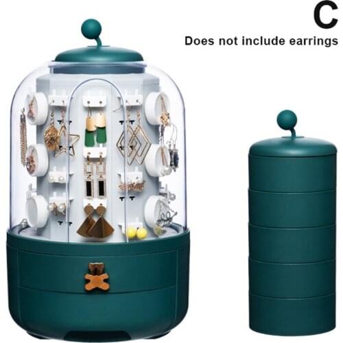 Jewelry Storage Box Visual Large-Capacity Jewelry Box For Home Portable Jewelry Storage S55