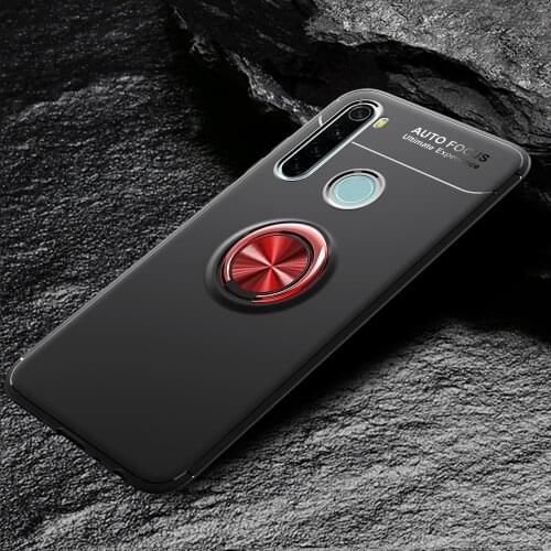 Telephone Mobile Cases For estuche Redmi Note 8 Car Ring Bracket Soft TPU Cover Xiaomi Redmi case Note 8 Cepu Telofon Xioami