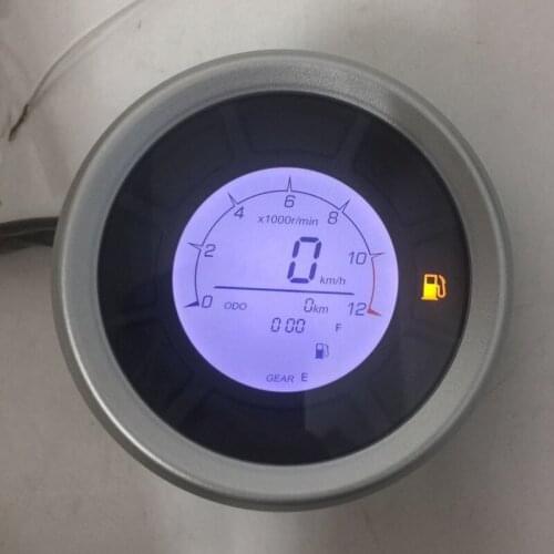 LCD Digital 95mm Odometer Universal Motorcycle Odometer Speedometer Tachometer Motorcycle Professional Spare Parts