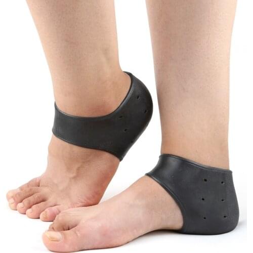 1Pair Silicone Moisturizing Gel Heel Socks Cracked Foot Skin Care Protectors Relieve Heel Pain Foot Skin Care Protectors Z41201