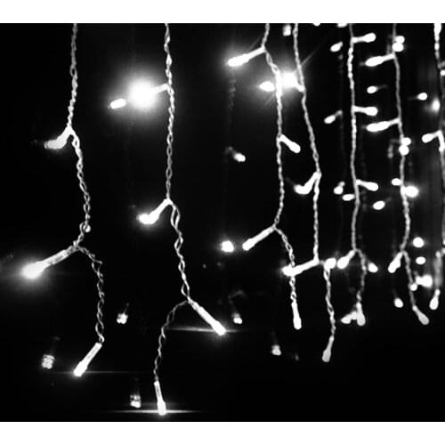 5pcs snowing led curtain lights 4m 96 christmas lights icicle AC 220v/110V icicle lights christmas 9colors 8modes