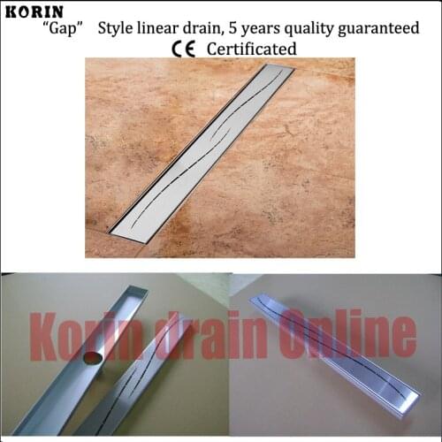 600mm "Slim" Style Stainless Steel 304 Linear Shower Floor Drain, Vertical Shower Drain, Floor Waste,Shower channel