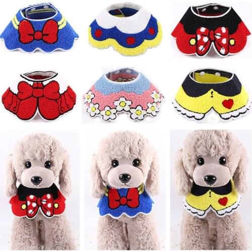 Pet Accessories Cute Dog Cat Bandanas Bibs Puppy Scarf Collar Saliva Towel for Cats Small Dogs Pet Products Cat Clothes Costume