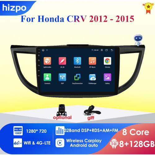 8-Core 4GB+64GB Plus For Honda CRV CR - V 4 RM RE 2011 - 2015 Car Radio Multimedia Video Player Navigation Android No 2din 2 din
