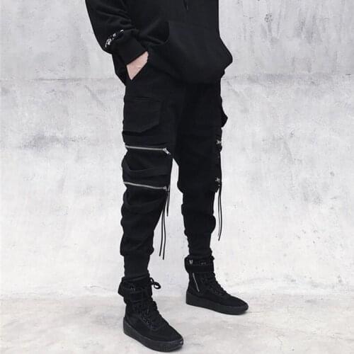 Cargo Pants Men 2021 Hip Hop Streetwear Jogger Pant Fashion Trousers Multi-Pocket Casual Joggers Sweatpants Men Pants techwear