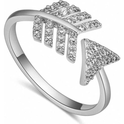 TRACYSWING Element Brand Real AAA Zirconia Micro Inlays Rose Gold Color Ring Party For Women Valentine Gift Th-129805