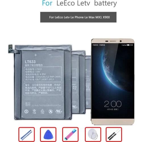 LT633 For LeEco Letv Le Phone Le Max MX1 X900 3400mAh Mobile Phone Battery