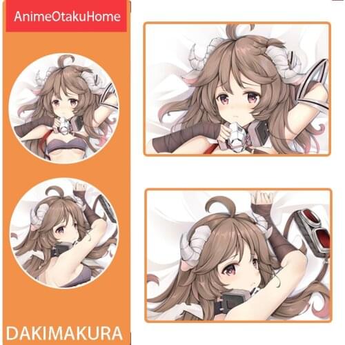 Anime Arknights Eyjafjalla Sexy Lovely Girl Throw Pillow Cover Hug Pillowcase Otaku Bedding Decoration Dakimakura Pillow Case