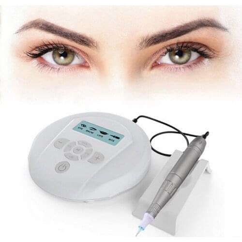 NEW Eyebrow Make Up Kits For &Lips/ Rotary Motor Tattoo Machine Kit Permanent Makeup Tattoo Machine Pen Micropigmentation Device
