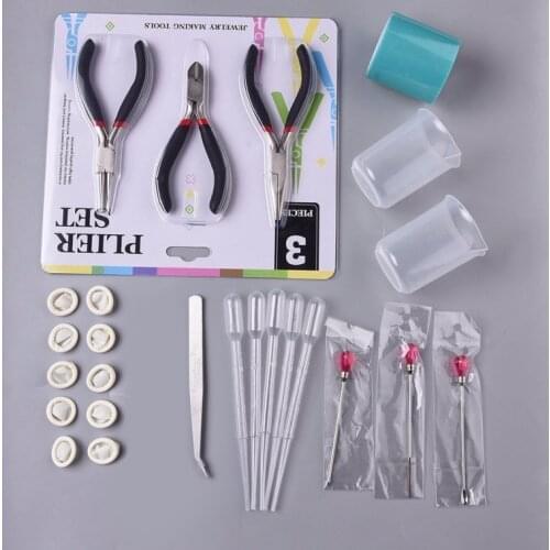 1Set DIY UV Epoxy Resin Jewelry Making Kit Seamless Paper Tapes Beading Tweezer Measuring Cup Eye Dropper Handmade Jewelry Craft