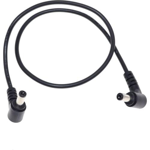 DC Power Plug L-shaped 5.5X2.1mm / 5.5*2.1 male 90 Right Angle Jack with Cord Connector Cable 22AWG