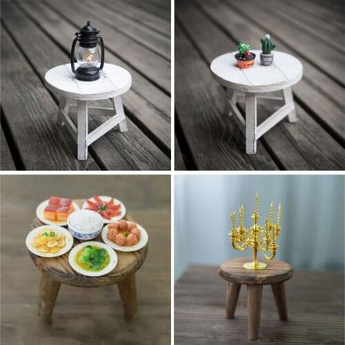 Newborn Photography Props Mini Wood Desk Tea Tables Baby Photo Posing Wooden Prop Foto Shooting Accessories