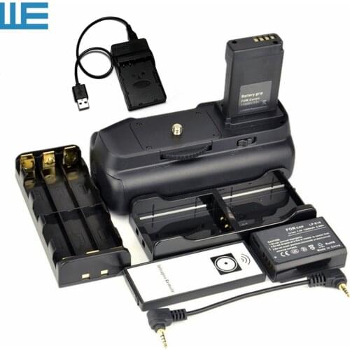 Battery Grip+IR Remote Control+6 AA Battery Holder+LP-E10 Battery Hold+LP-E10 for EOS Rebel 1100D 1200D 1300D T3 T5 T6 Kiss X50
