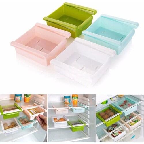 Kitchen refrigerator storage box storage rack refrigerator freezer pantry organizer kitchen supplies storage rack