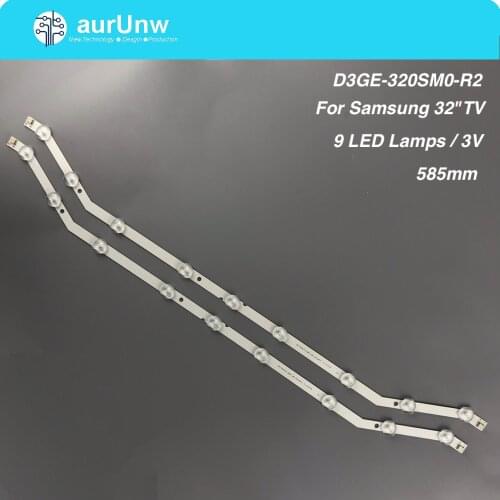 LED Backlight Lamp strip For Samsung Un32fh4205 32fh5205 32fh4303 9leds