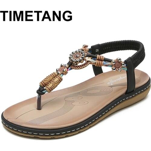 TIMETANG Wedge Sandals Wedge Open-toe Woman Office Comfortable Ladies Shoes Casual PU Footwear Plus size