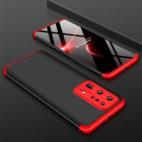 Slim Case for Huawei P40 Lite E Case 360 Full Protection Anti-knock 3 in 1 Matte Hard PC Cover Huawei P40 Lite E P40 Pro Coque