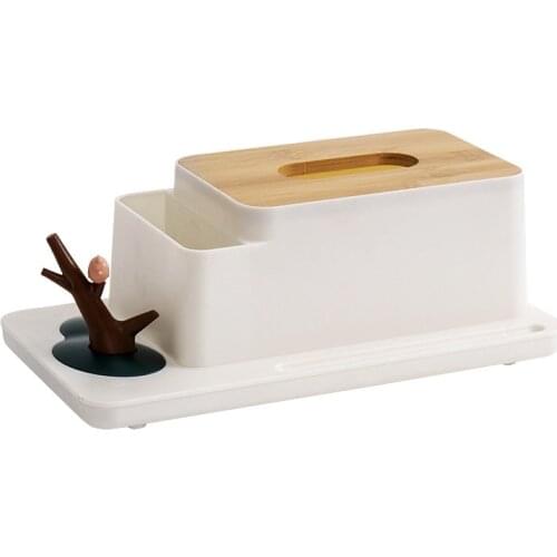 Wonderlife 1Pc Night Light Tissue Box Household Napkin Container Home Decoration Ornament