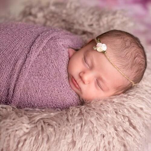 2PCS Baby Girls Headband Set Infant Flower Floral Cluster Lovely Headwear Gift Princess Band Hair Accessory Newborn Photography