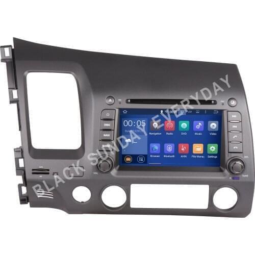 Android 10 2 DIN 8 Octa Core Car dvd Video GPS For Honda Civic 2006-2011 DVD Acura IPS Capacitive screen+wifi+4G RAM