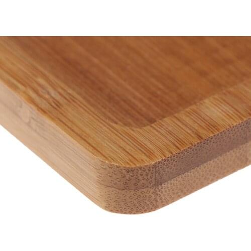 Bamboo Round Square Plates For Succulents Pots Trays Base Stander Garden Decor Home Decoration Crafts