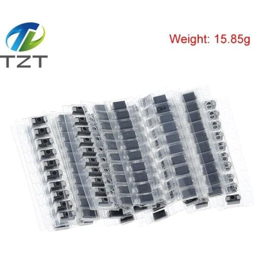 200pcs/lot SMD diode Assorted Kit 20value*10PCS contains SS110 SS220 SS210 SS310 SS510 SS16 SS26 SS34 SS36 ES1J ES1D ES1M US1M