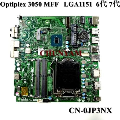 NEW DB-MFF-BF FOR Dell Optiplex 3050 MFF MINI Desktop PC Motherboard LGA1151 CN-0JP3NX JP3NX Mainboard 100% tested