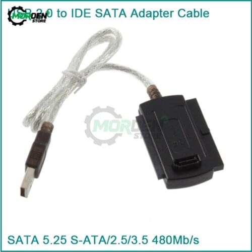 New USB 2.0 to IDE SATA 5.25 S-ATA 2.5 3.5 480Mb/s data Interface Adapter Cable Home Accessories Dropship