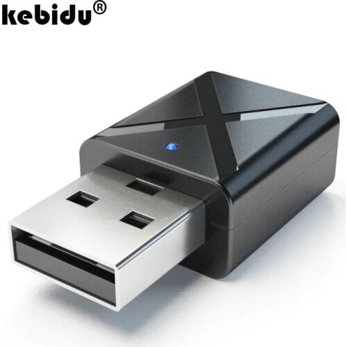 Kebidu Hot Car Bluetooth Transmitter Receiver V5.0 3.5mm AUX Stereo Wireless Bluetooth Adapter Bluetooth Transmitter For TV