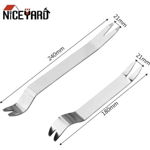 NICEYARD Car Audio Disassembly Tool Stainless Steel Dismantling Interior Tool Prying Board Pry Sticks