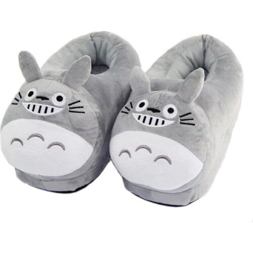 Womens Winter Slippers Cute Cartoon Cat Cotton Shoes Ladies Warm Indoor Plush Slides Home Non-Slip For Bedroom Floor Slippers