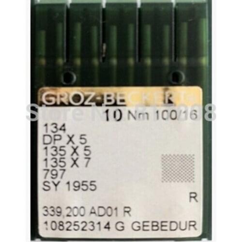 10 needles Sewing Parts Sewing Needle 134/DPx5 For Groz - Beckert